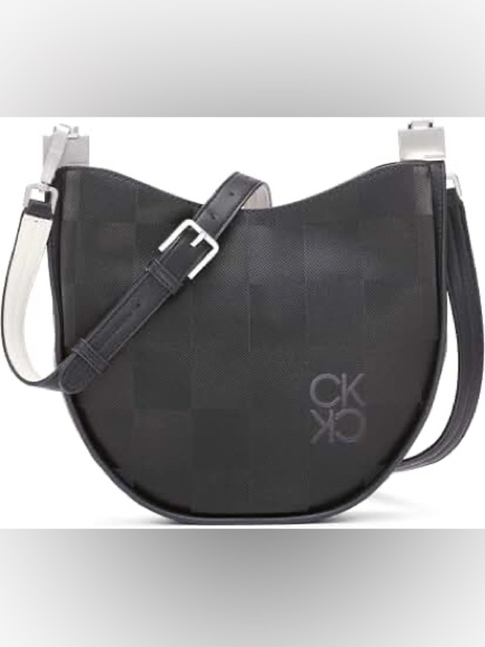 Calvin Klein Celestine Crescent Crossbody Bag – Black